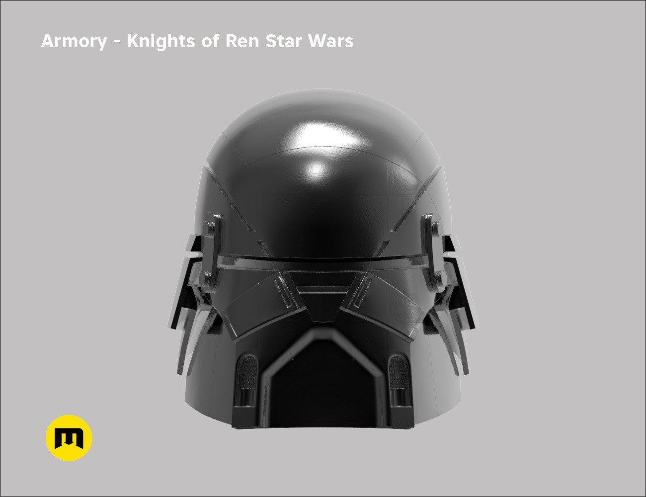 Armory helmet - Knights of Ren - Star Wars universe 3D print model