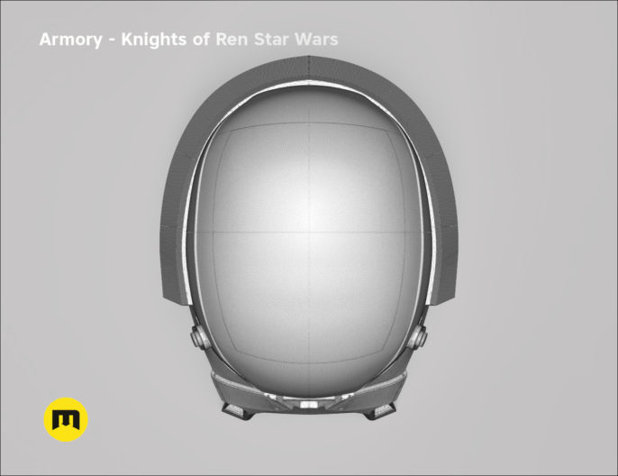 Armory helmet - Knights of Ren - Star Wars universe 3D print model