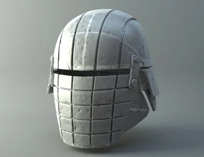 Damaged Rogue helmet - Knights of Ren - Star Wars universe — 3D printable STL model