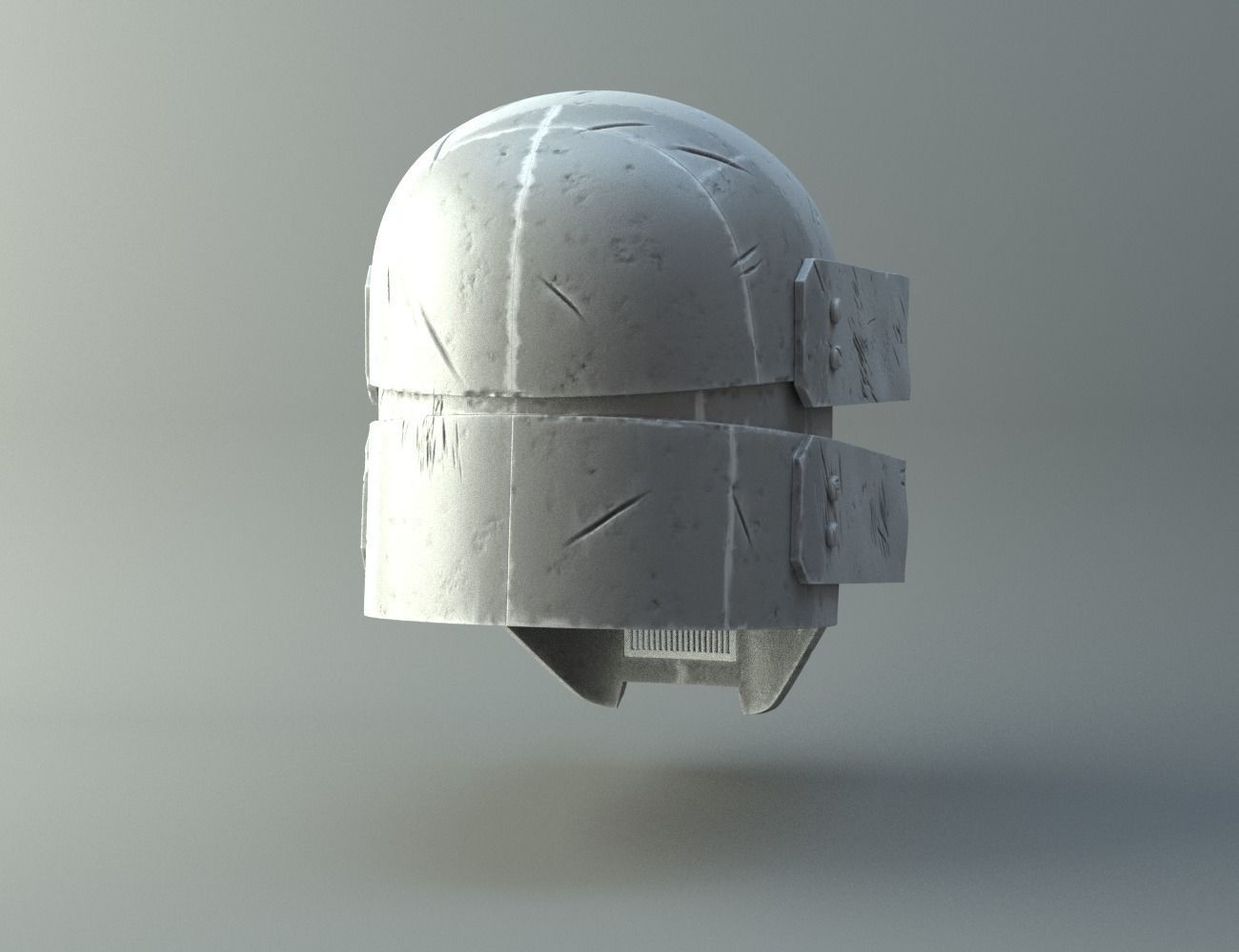 Damaged Sniper helmet - Knights of Ren - Star Wars universe 3D print model