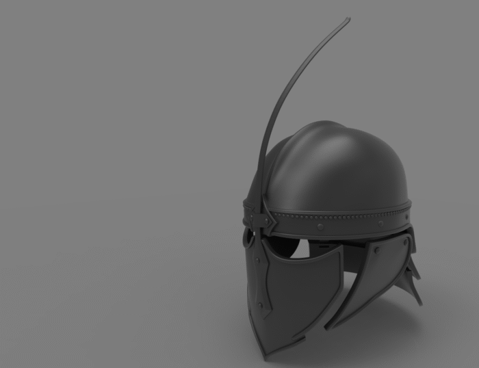 Game of Thrones Unsullied Helmet — 3D printable STL model