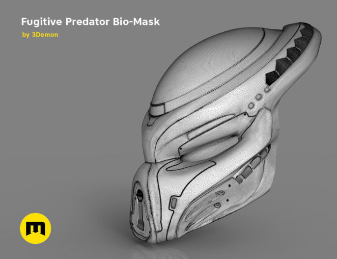 Fugitive Predator Bio-Mask 2018 3D print model