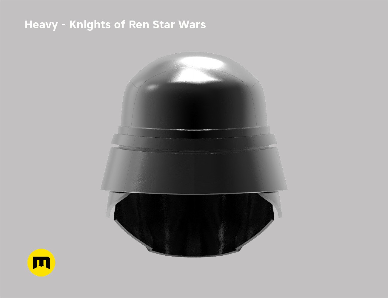 Heavy helmet - Knights of Ren - Star Wars universe 3D print model