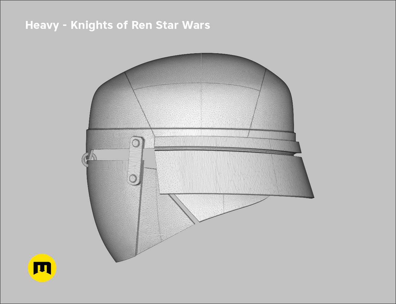 Heavy helmet - Knights of Ren - Star Wars universe 3D print model