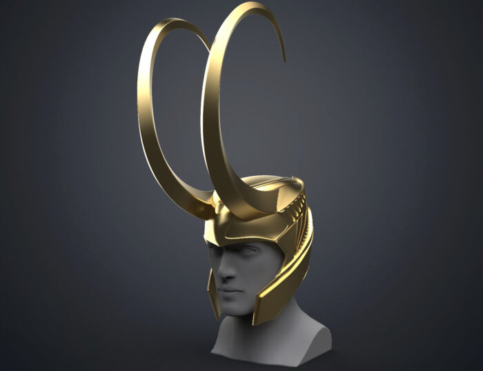 Loki helmet — 3D printable STL model