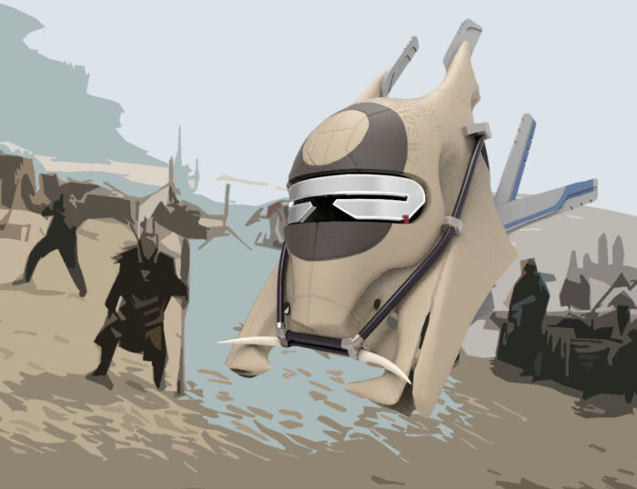 Enfys Nest battle helmet — 3D printable STL model