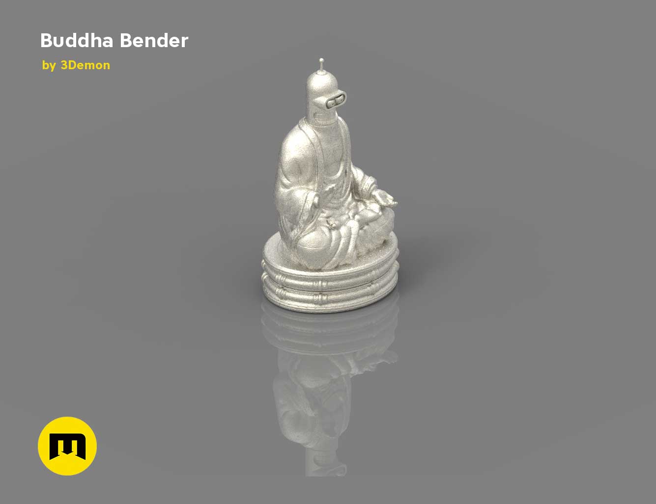 Bender Buddha Statue 3D print model
