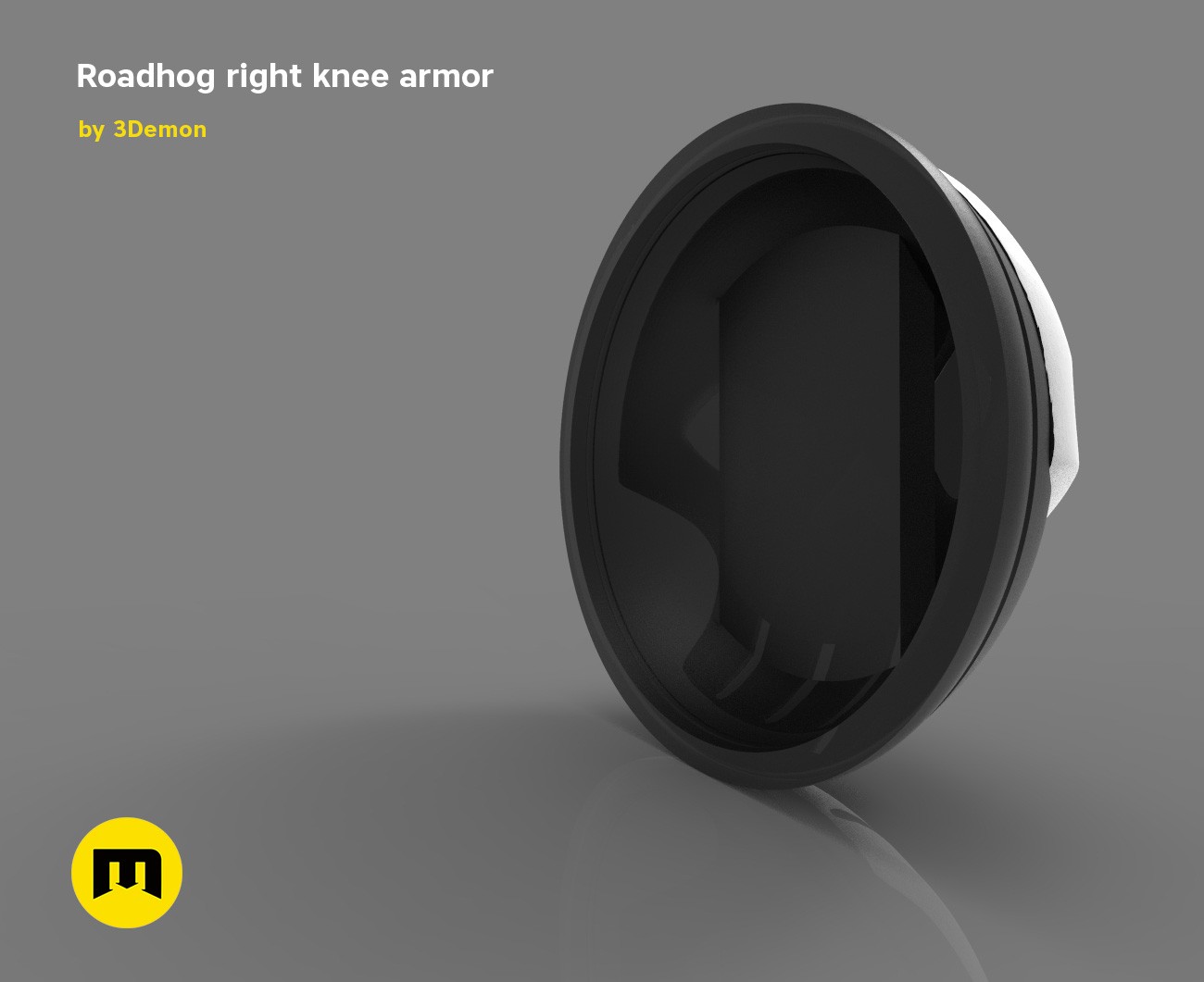 Roadhog right knee armor 3D print model