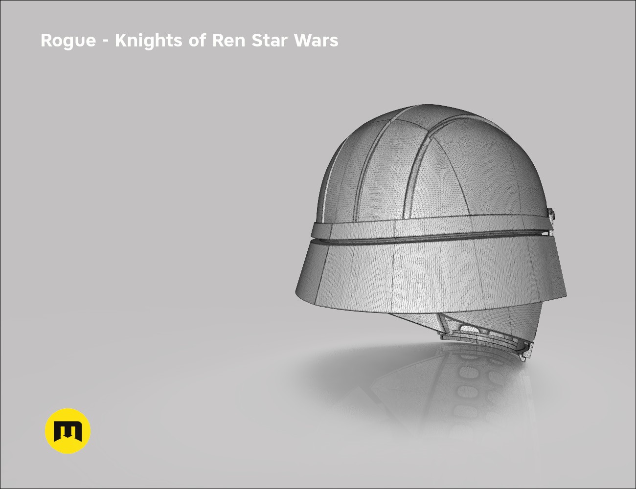 Rogue helmet - Knights of Ren - Star Wars universe 3D print model