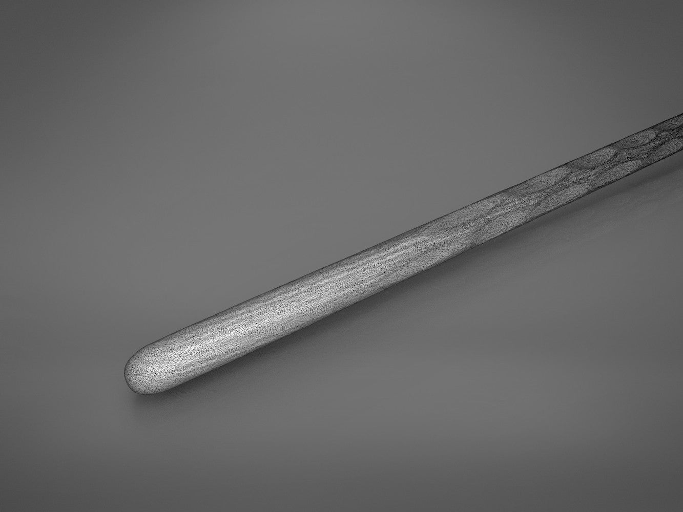 Alternate angle render highlighting surface detail near the shaft centre of Ron Weasley's 2nd wand