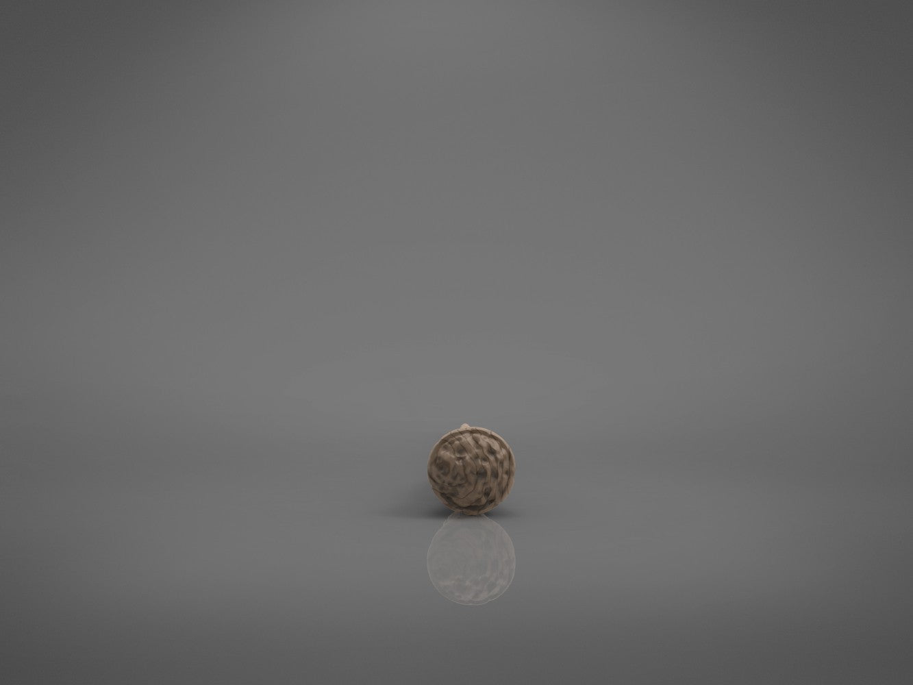 Left-side perspective render of complete grey Ron Weasley's 2nd wand 3D printable model