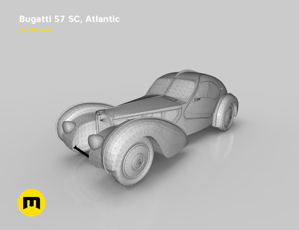 Bugatti Type 57sc Atlantic 3demon 3d Print Models Download 3191