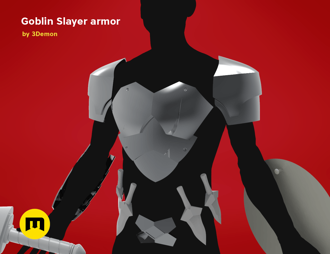 STL file Goblin Slayer Cosplay Armor 👺・3D print object to download・Cults