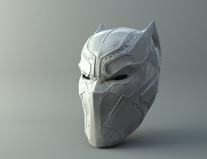 Black Panther Civil War mask — 3D printable STL model