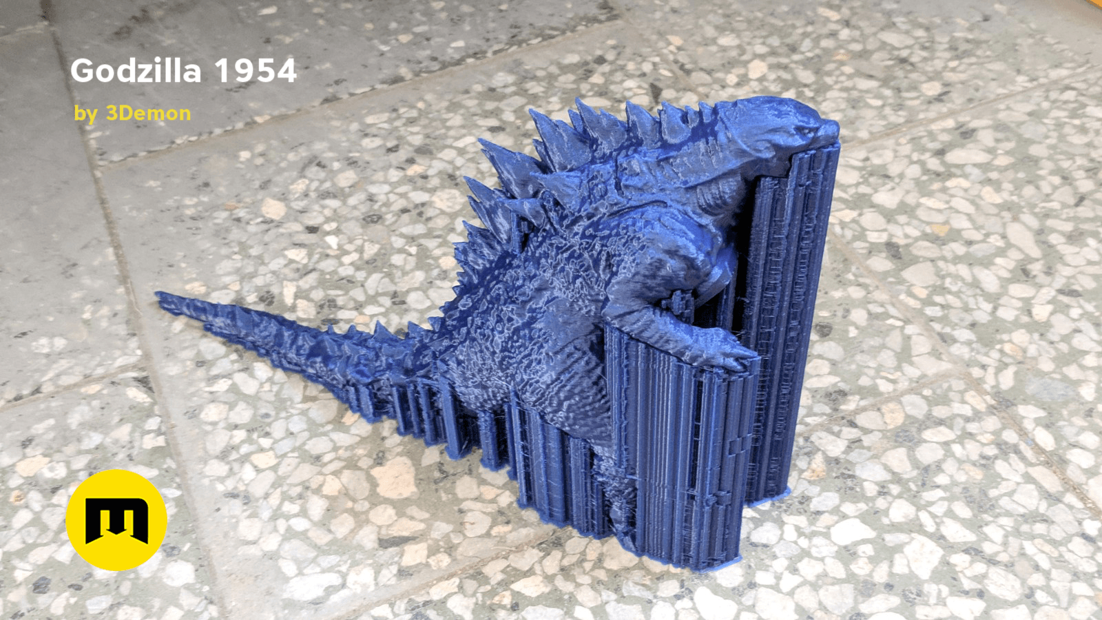 Godzilla 1954 figure bottle opener 3Demon 3D print
