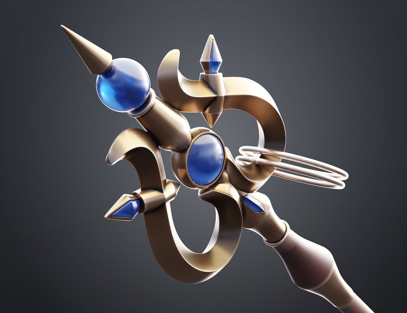 Priestess staff - Goblin Slayer — 3D printable STL model