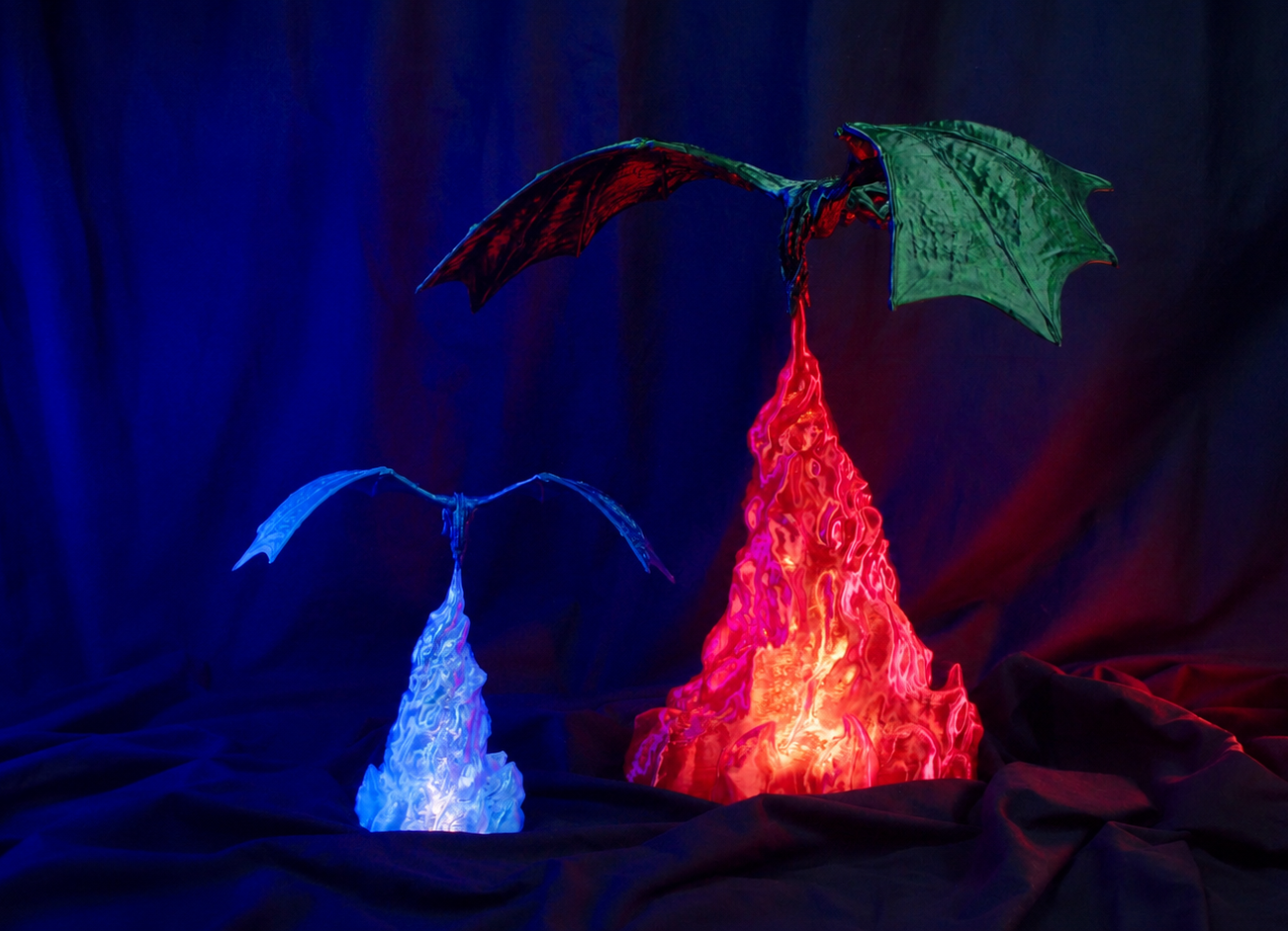 Game of Thrones Dragon - 3D print Figure and Lamp