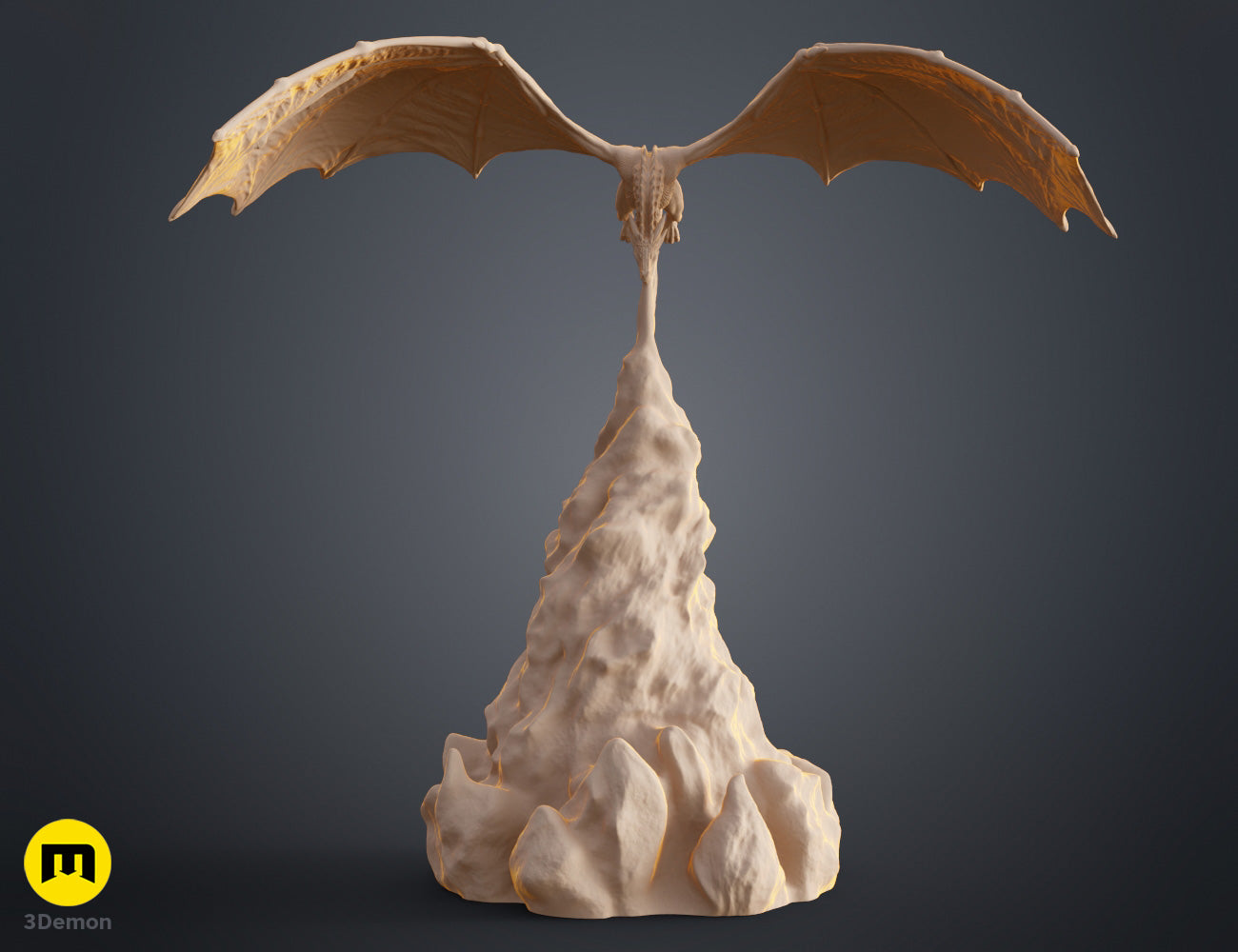 Game of Thrones Dragon - 3D print Figure and Lamp - Image 11
