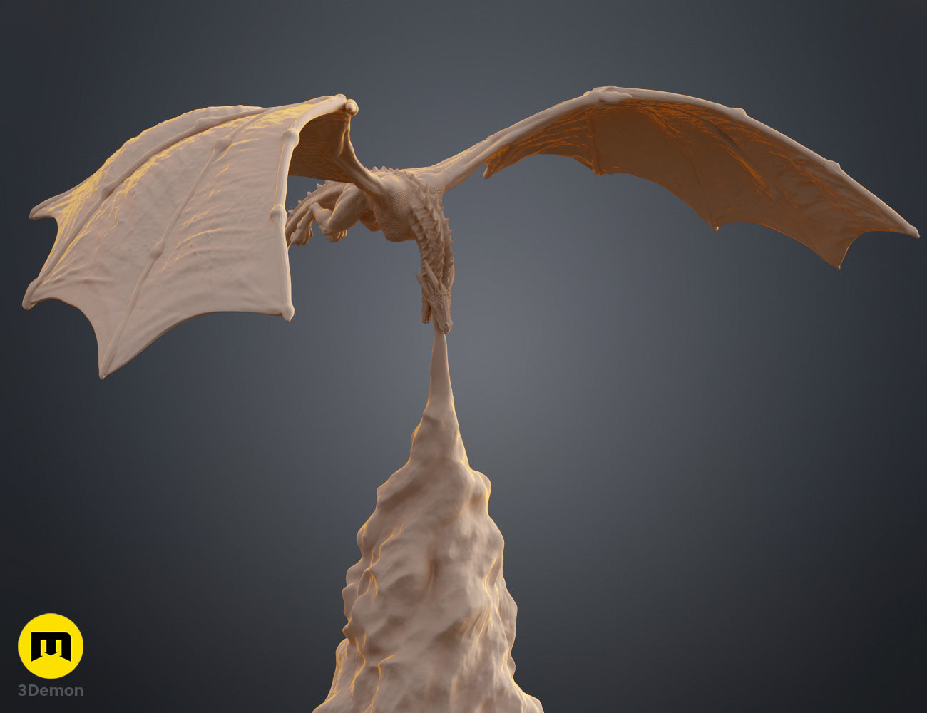 Game of Thrones Dragon - 3D print Figure and Lamp - Image 13
