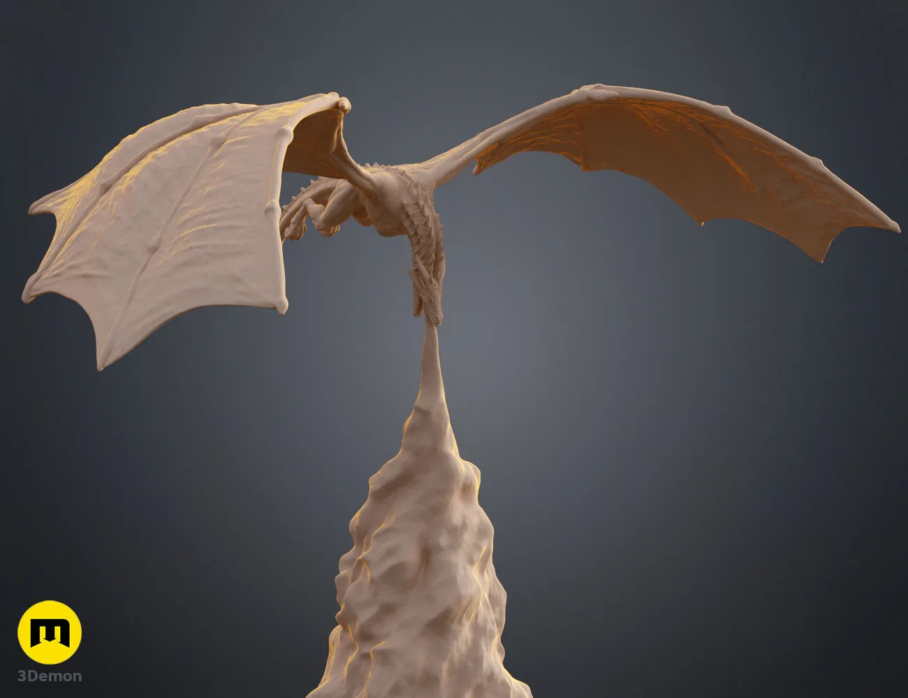 Game of Thrones Dragon - 3D print Figure and Lamp - Image 13