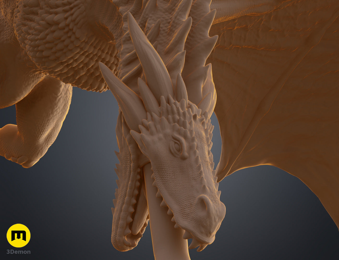 Game of Thrones Dragon - 3D print Figure and Lamp - Image 14