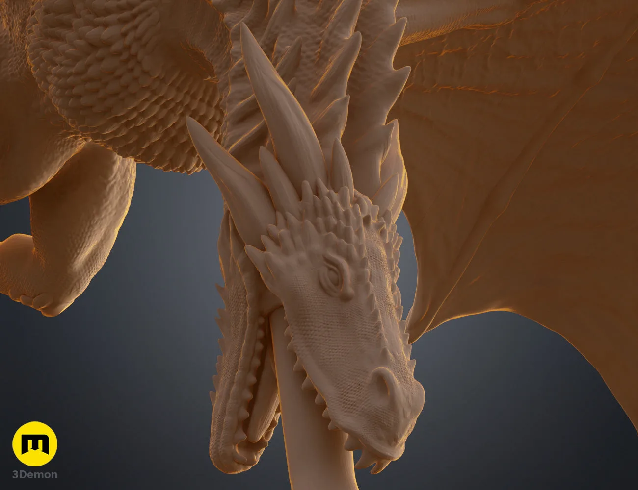 Game of Thrones Dragon - 3D print Figure and Lamp - Image 14