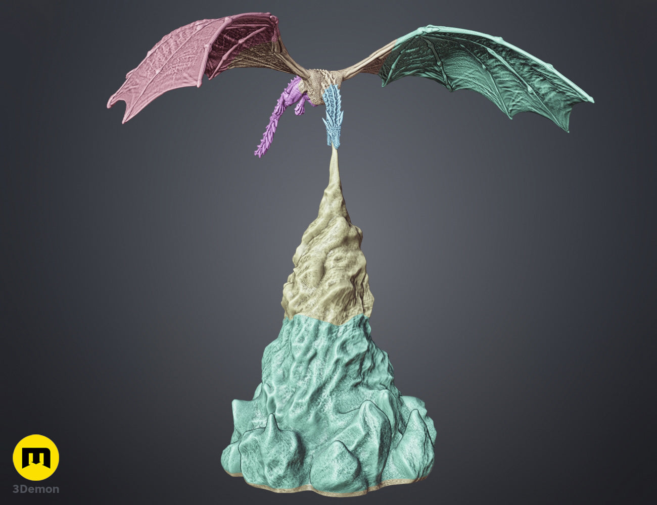 Game of Thrones Dragon - 3D print Figure and Lamp - Image 5