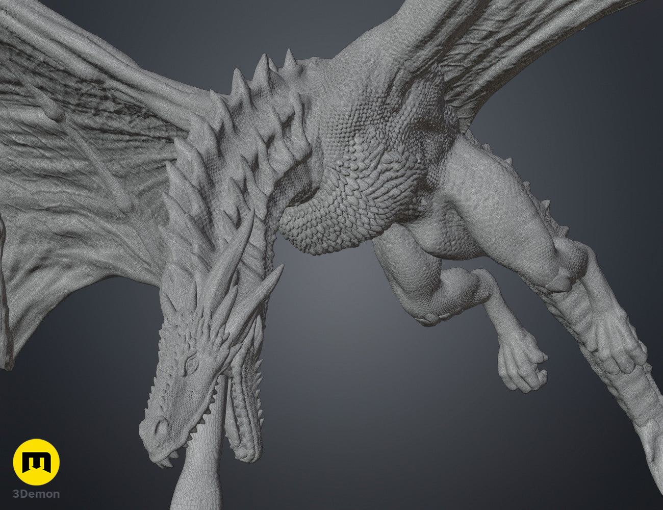 Game of Thrones Dragon - 3D print Figure and Lamp - Image 18
