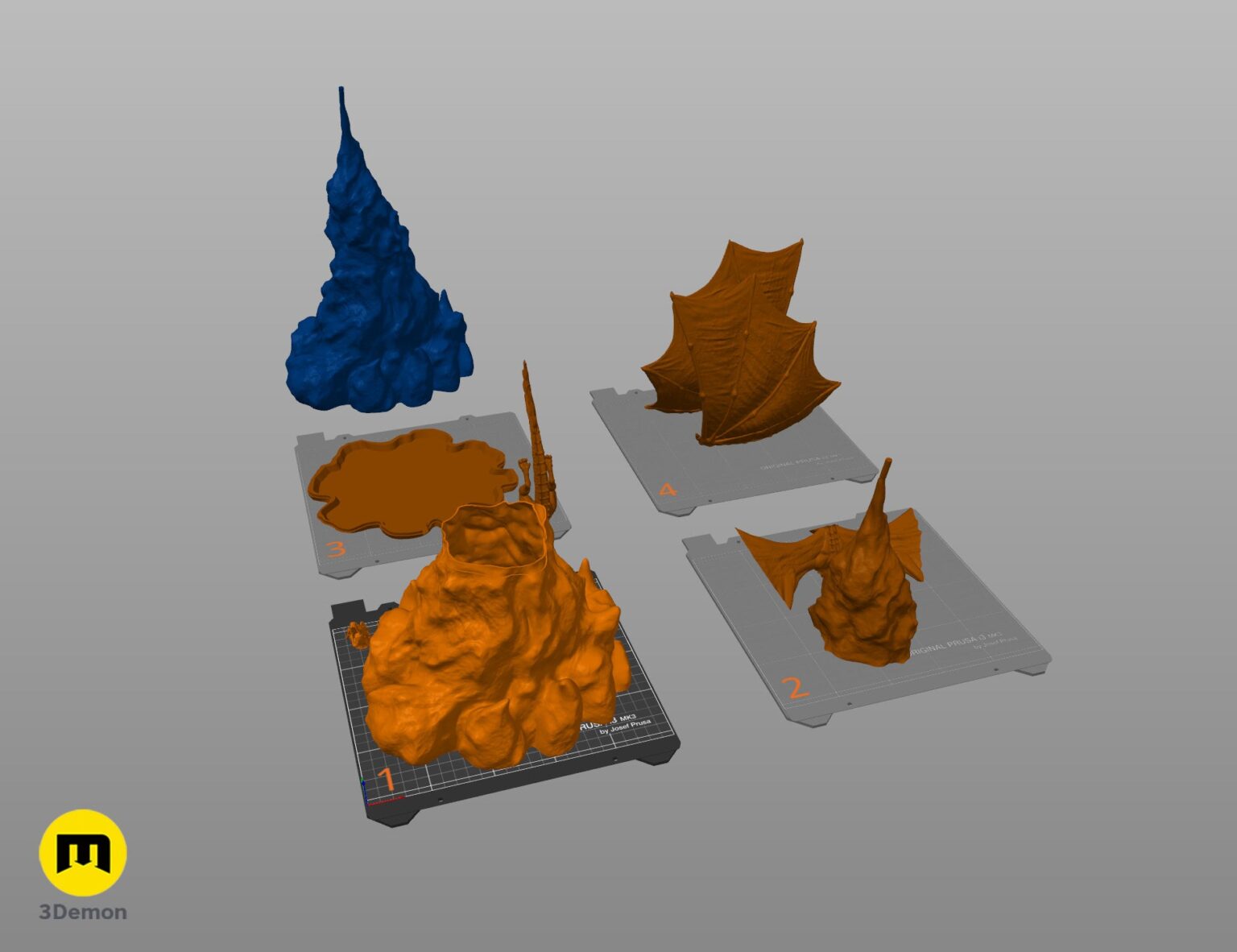 Game of Thrones Dragon - 3D print Figure and Lamp - Image 9