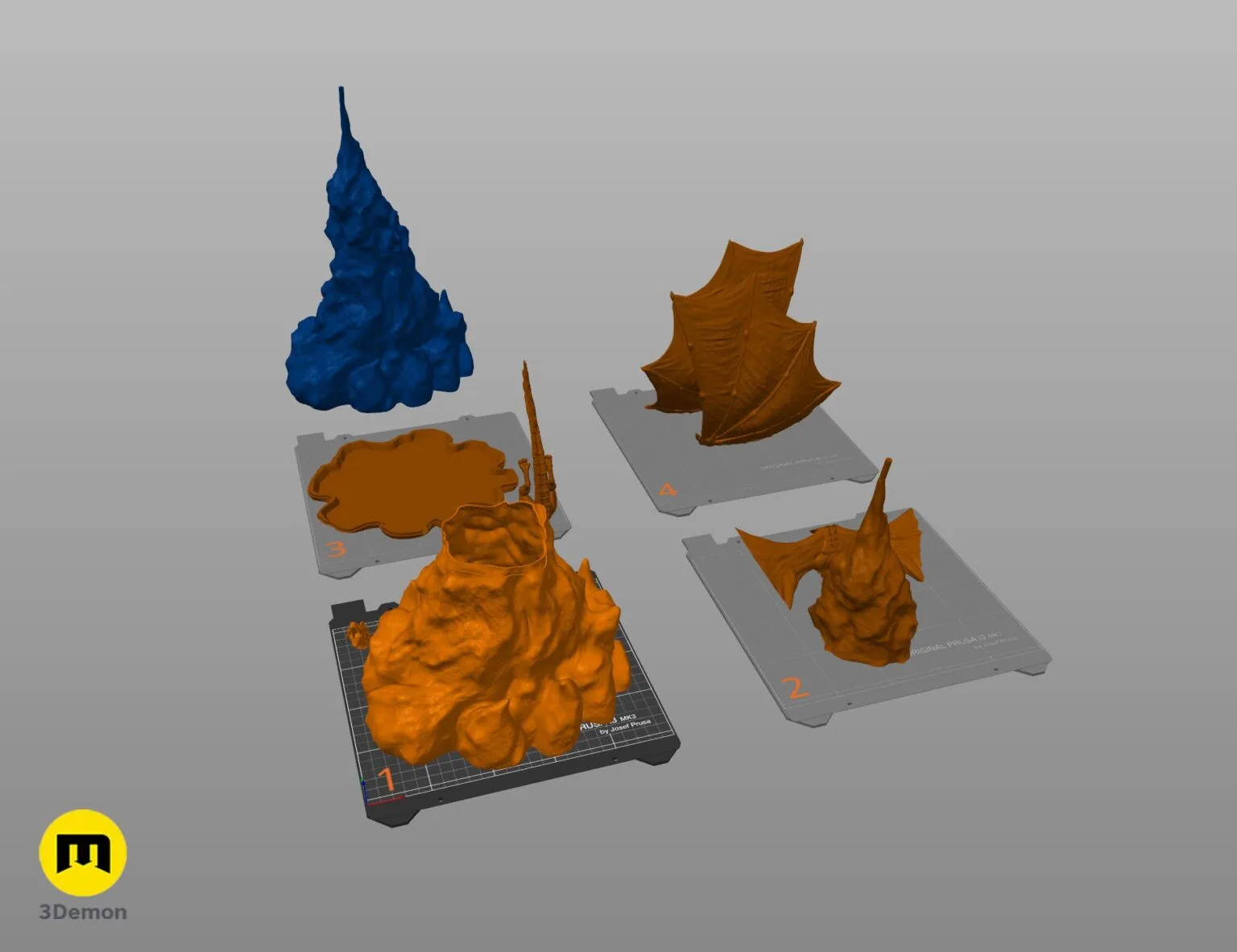 Game of Thrones Dragon - 3D print Figure and Lamp - Image 9