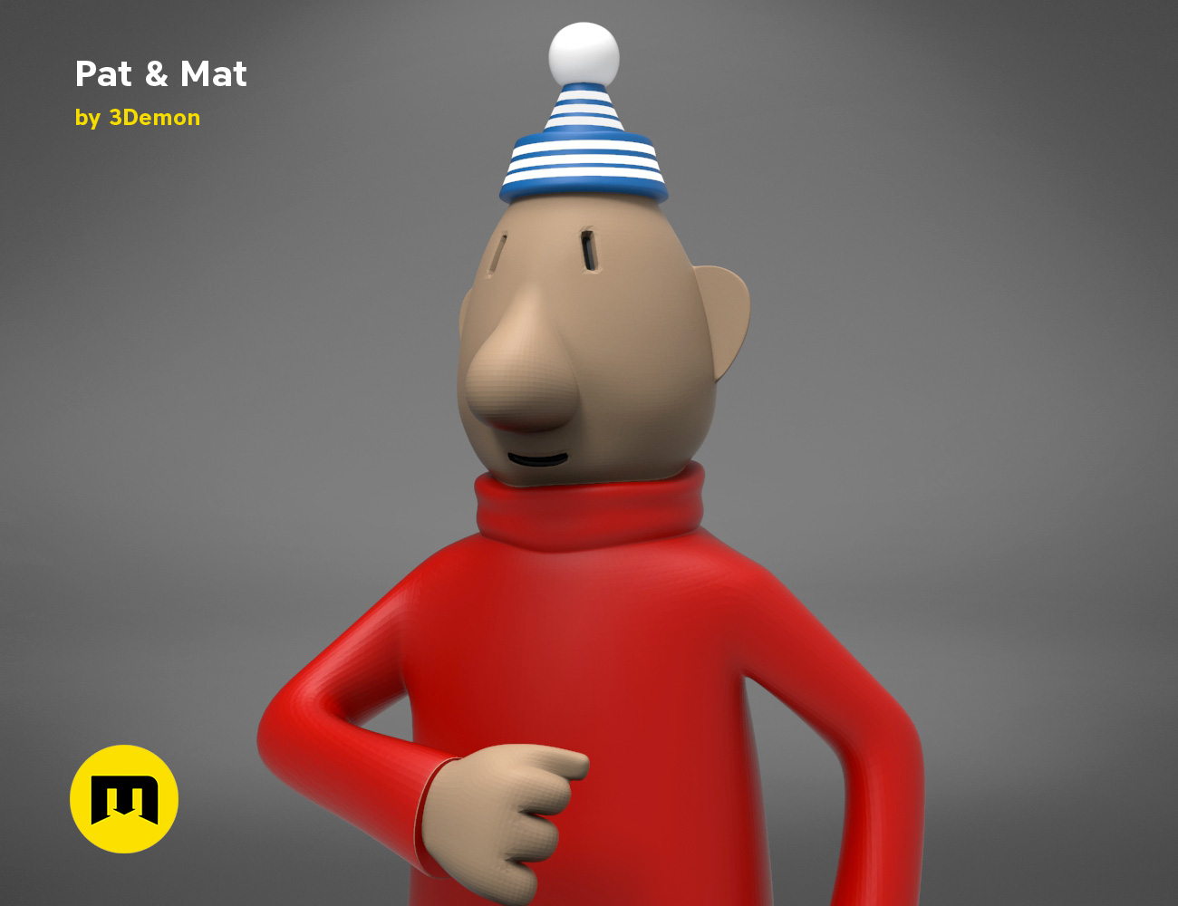 Pat & Mat Figures – 3Demon - 3D print models download