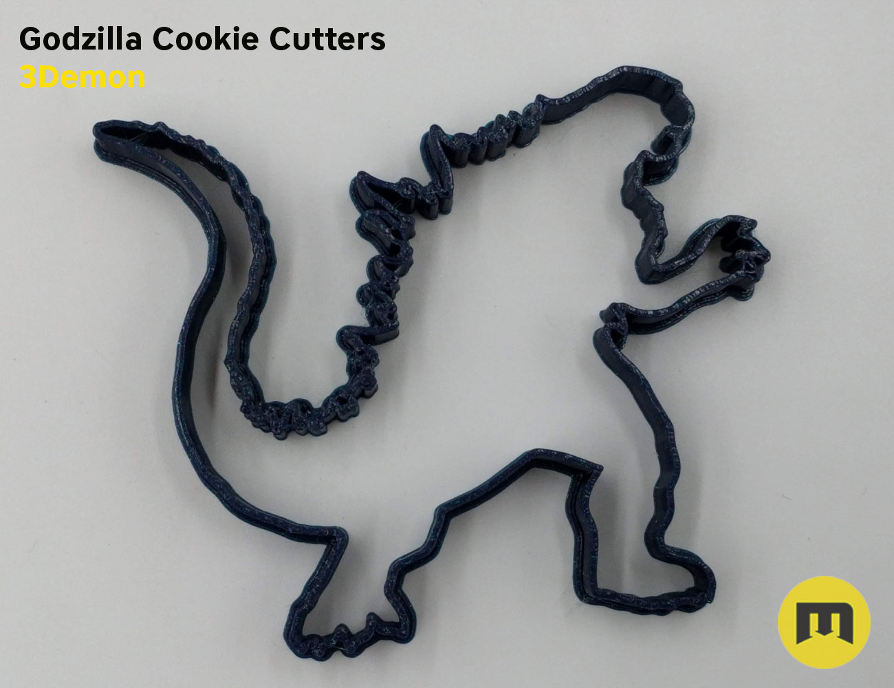 Godzilla Cookie Cutters stl by 3Demon-print1