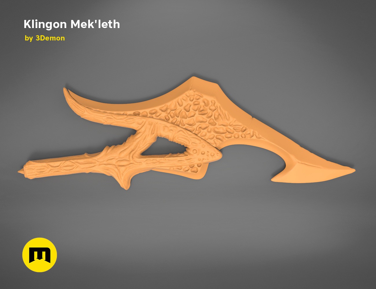 3D file Klingon Kur'Leth, Star Trek