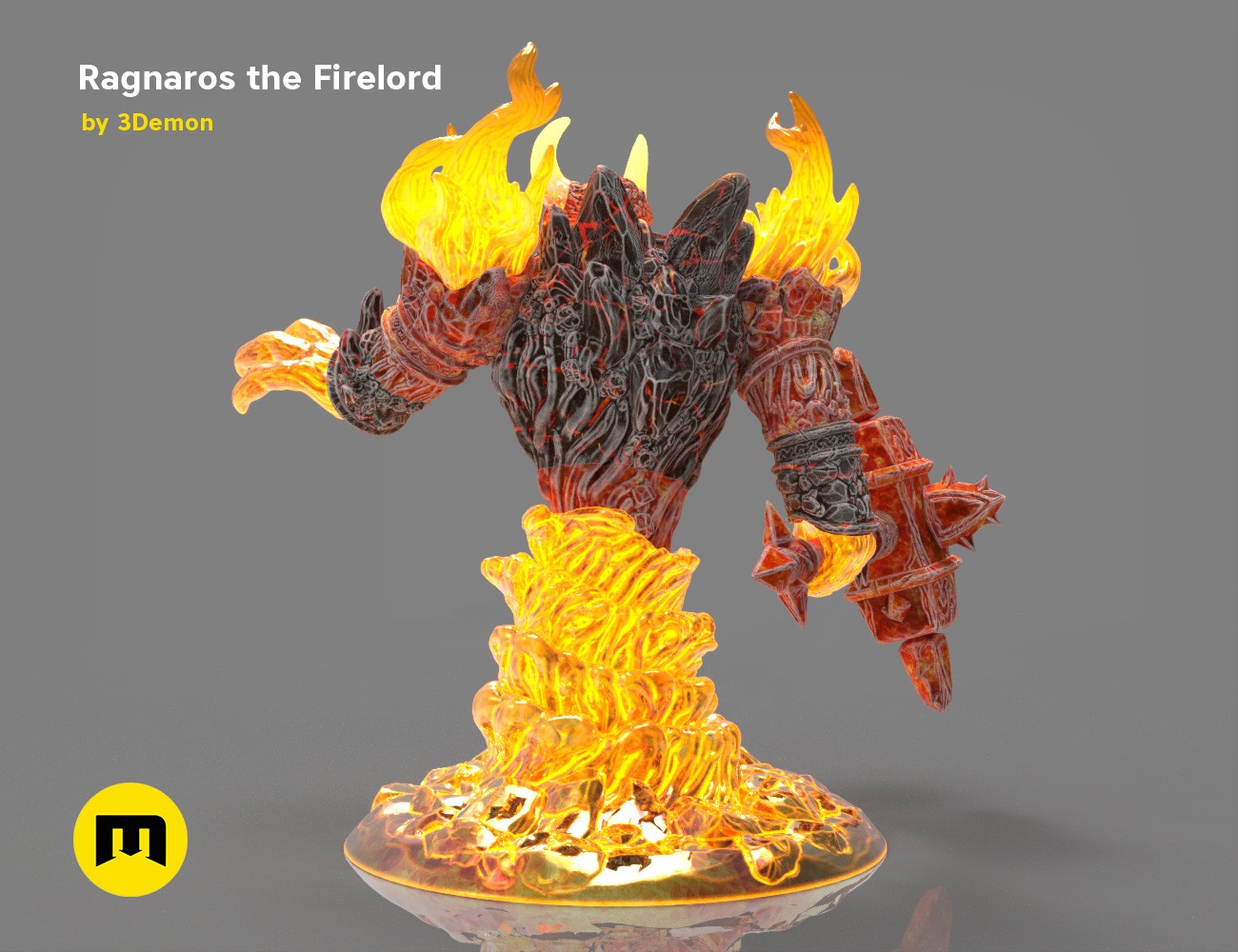 Firelord Figure and Lamp - Ragnaros - Image 25