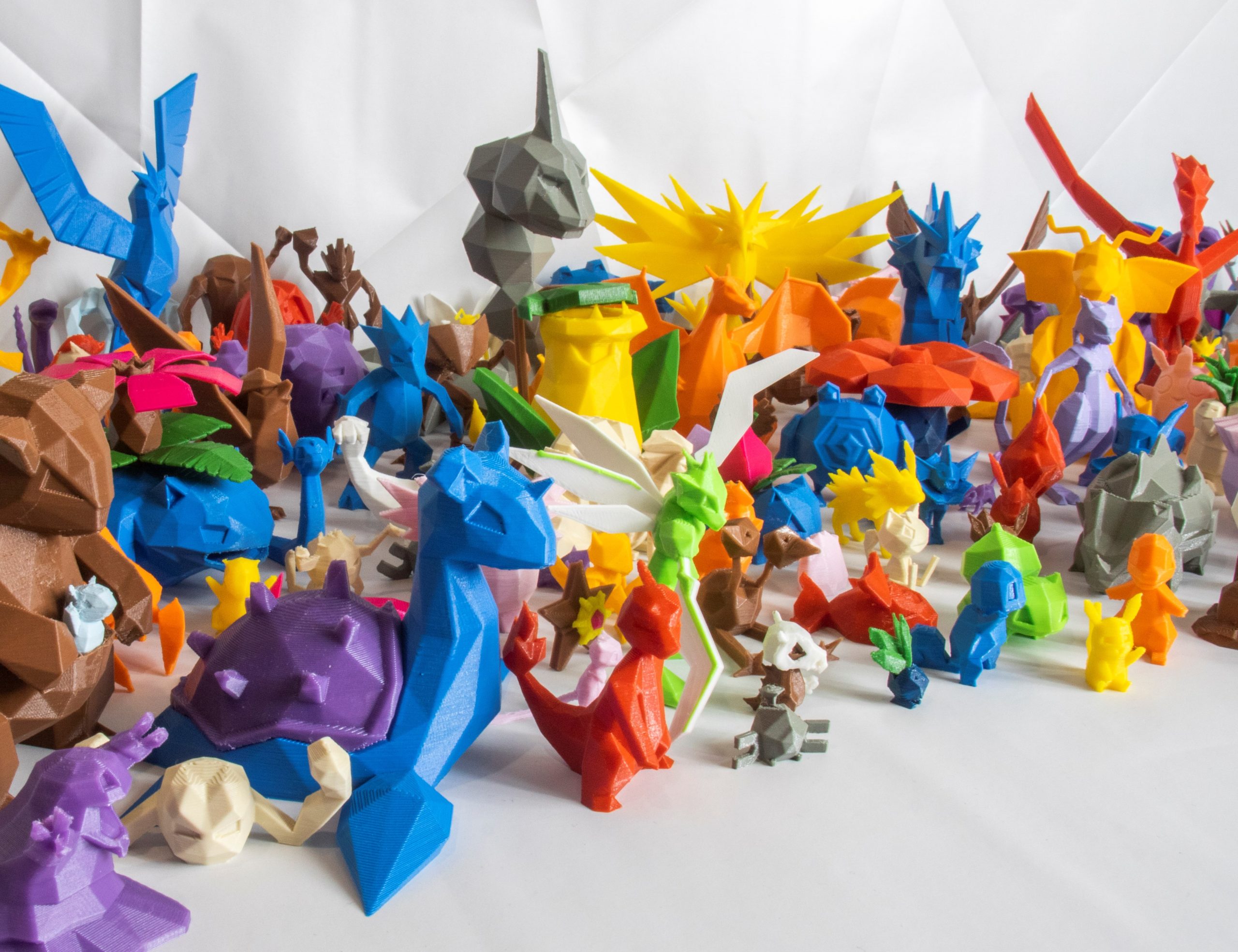 Pokemon Figures *POLY 3D Printed* Singles or Sets available 4 Originals