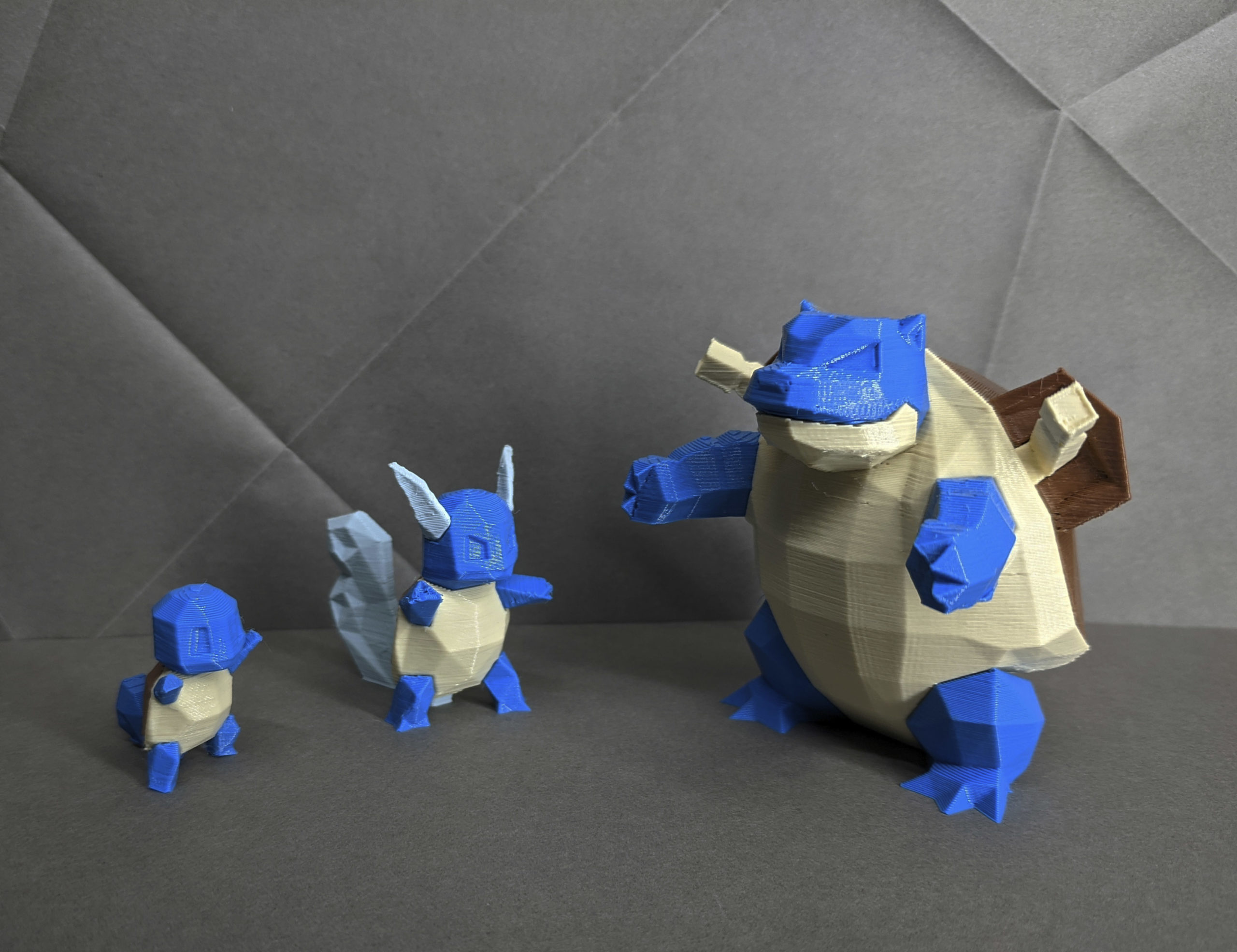 Pokemon shellder evolution pack 3D model 3D printable