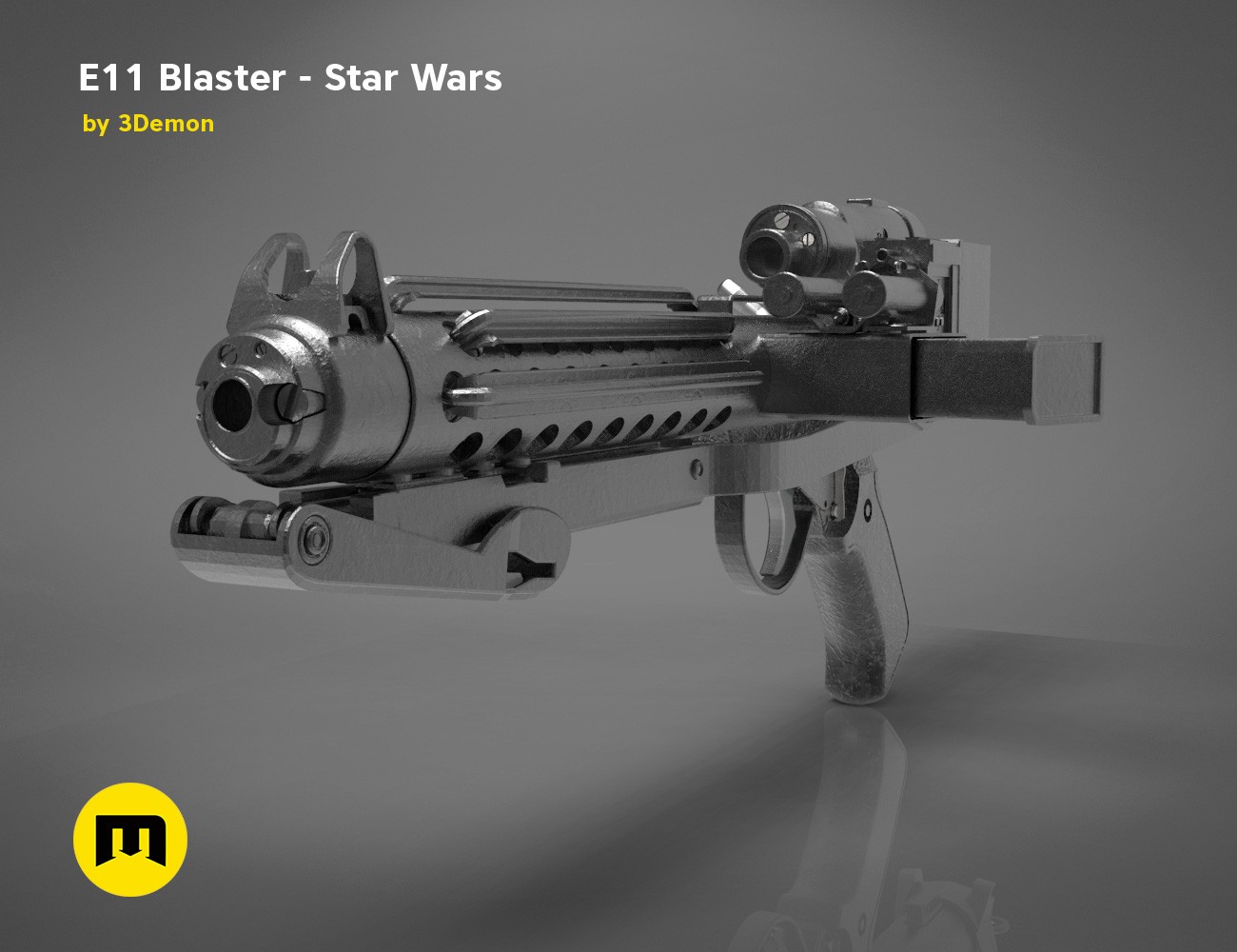 The Blaster E11 Star Wars 3Demon 3D print models