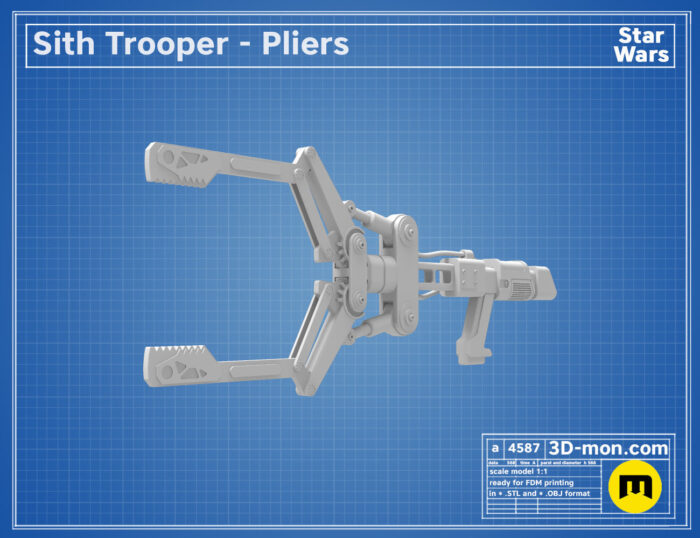 Sith Trooper Pliers — 3D printable STL model