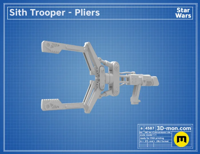 Sith Trooper Pliers — 3D printable STL model