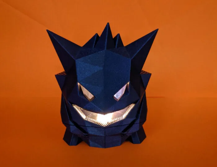 Spooky Gengar low-poly decoration — 3D printable STL model