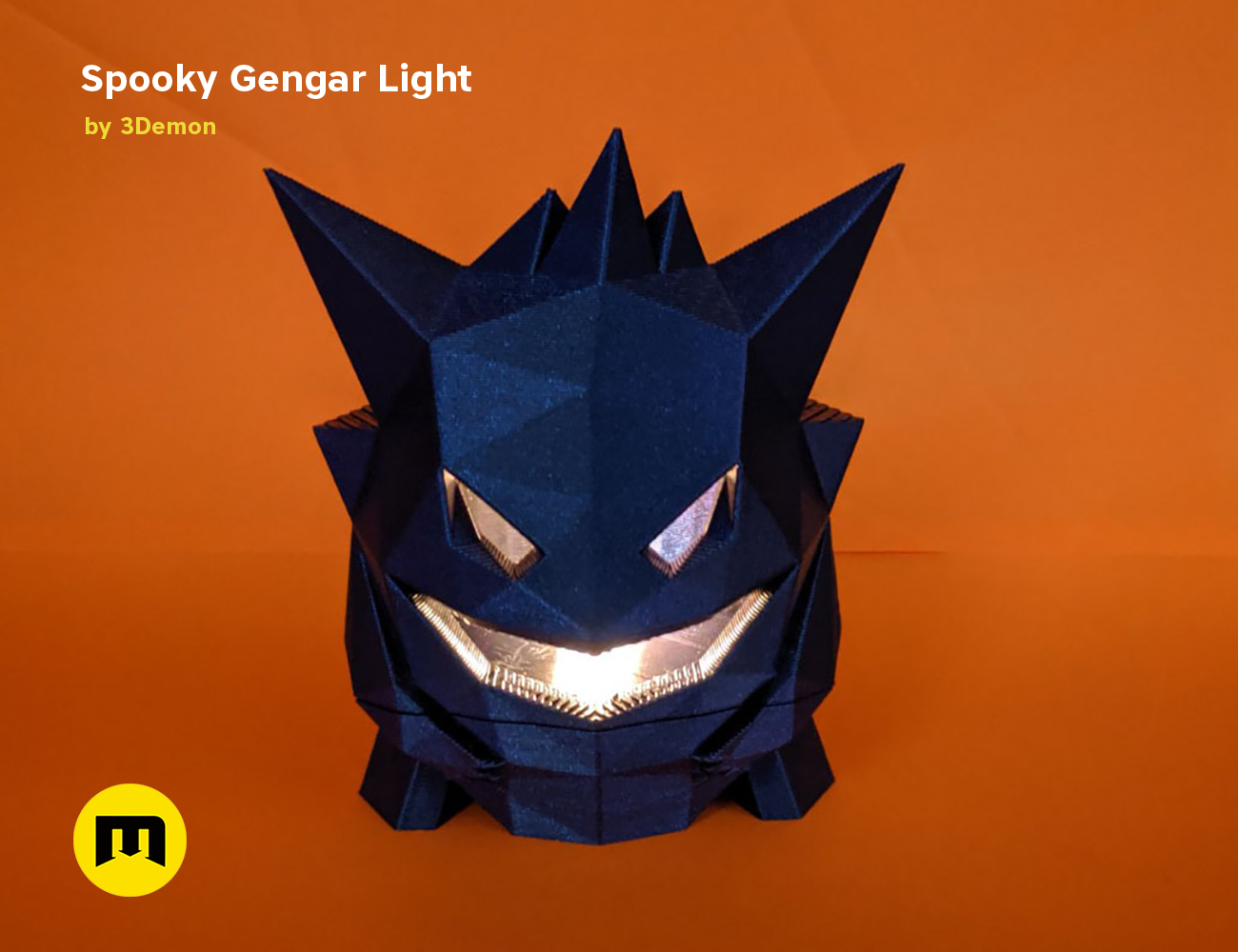 Mega Gengar - Halloween - FAN ART - POKÉMON FIGURINE - 3D PRINT MODEL