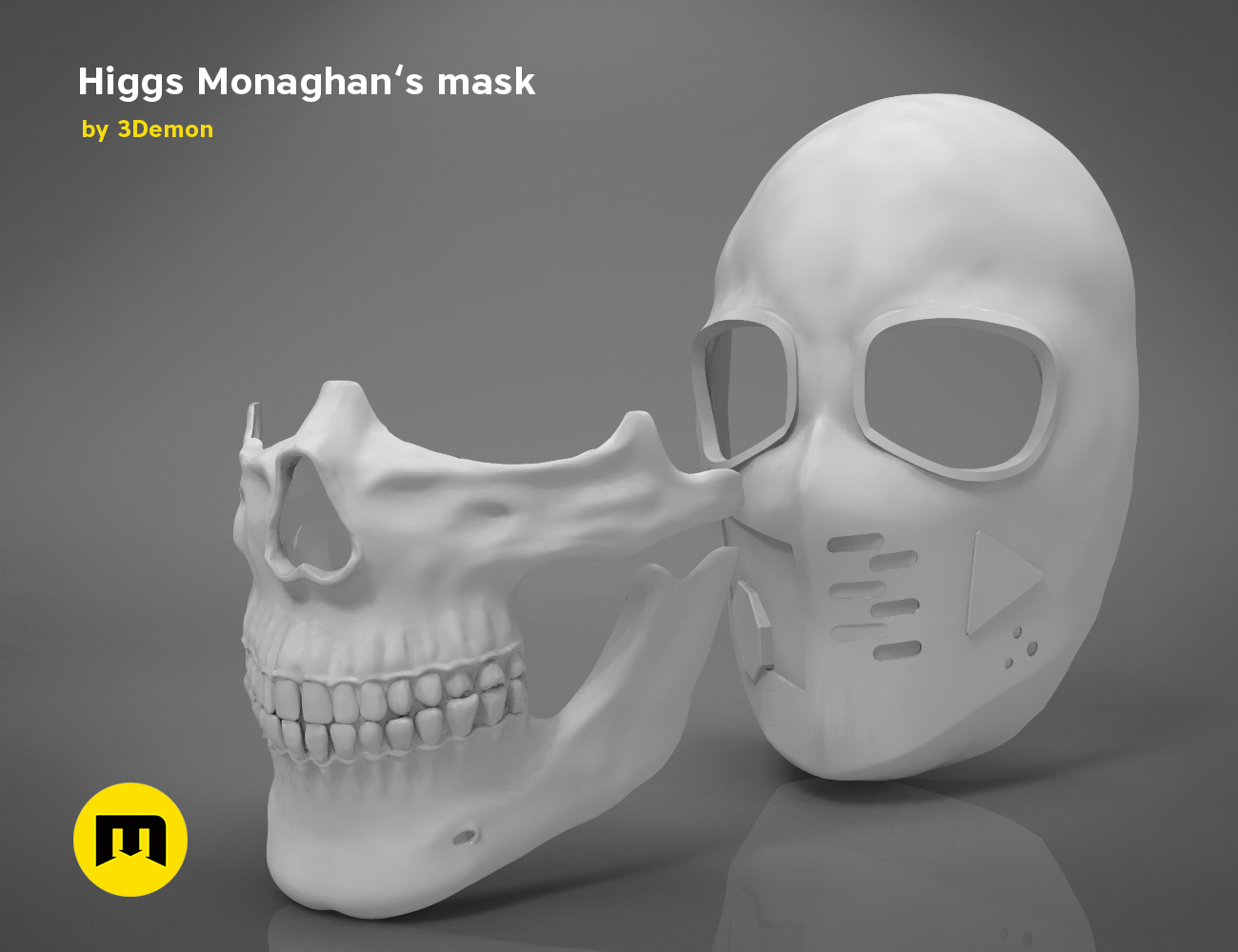 bestøver begynde indendørs Mask of Higgs Monaghan – Death Stranding – 3Demon - 3D print models download