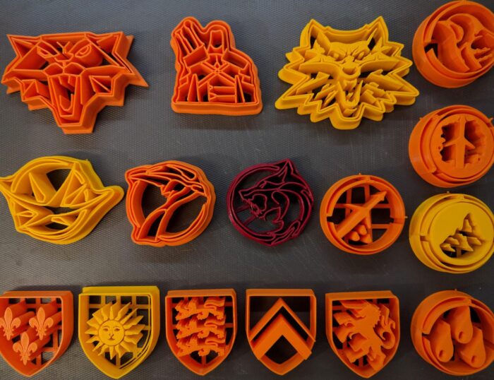 Witcher Cookie Cutters — 3D printable STL model
