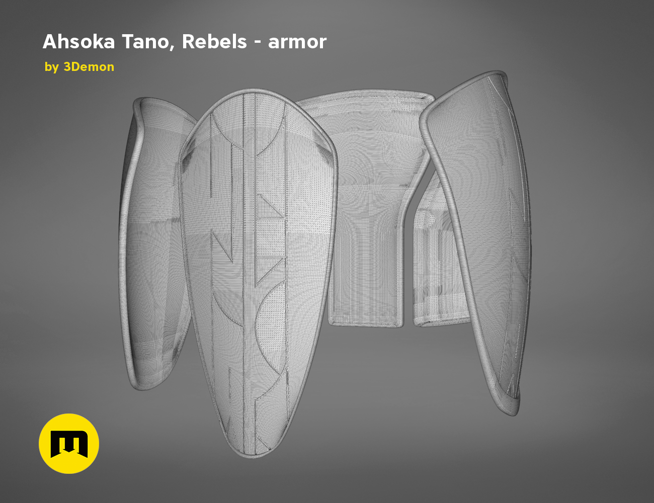 Ahsoka Tano Rebels Armor 3demon 3d Print Models Download