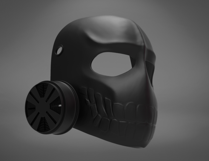 Laughing Gas Mask - 6 underground — 3D printable STL model