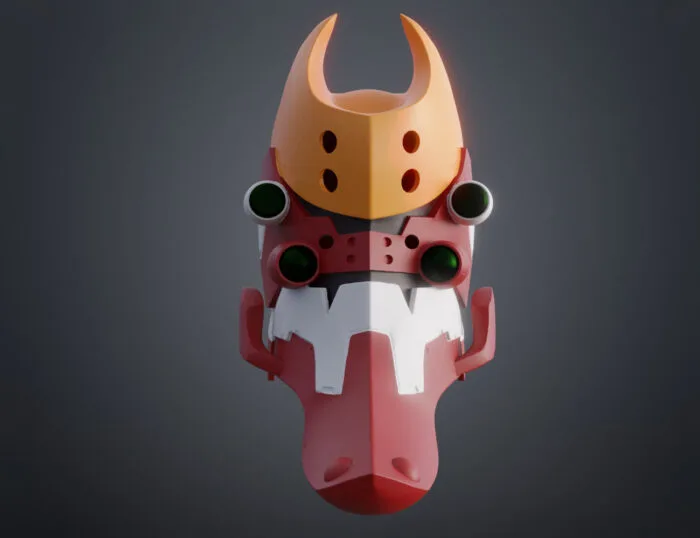Eva 02 Helmet - Neon Genesis Evangelion — 3D printable STL model
