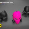 Pink Gas Mask – 6 underground – 3Demon - 3D print models download