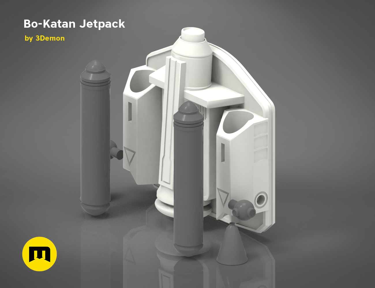 Bo-katan Jetpack the Mandalorian 3D Printed Kit Custom 