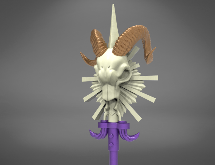 Masters of the Universe - Havoc Staff — 3D printable STL model