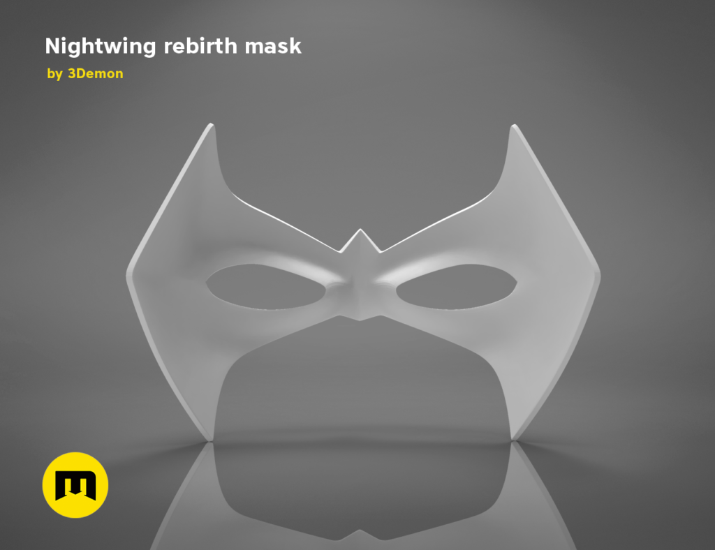 Nightwing Rebirth mask – 3Demon - 3D print models download